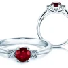 Farbsteinring Shining Ruby