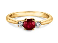 Farbsteinring Shining Ruby