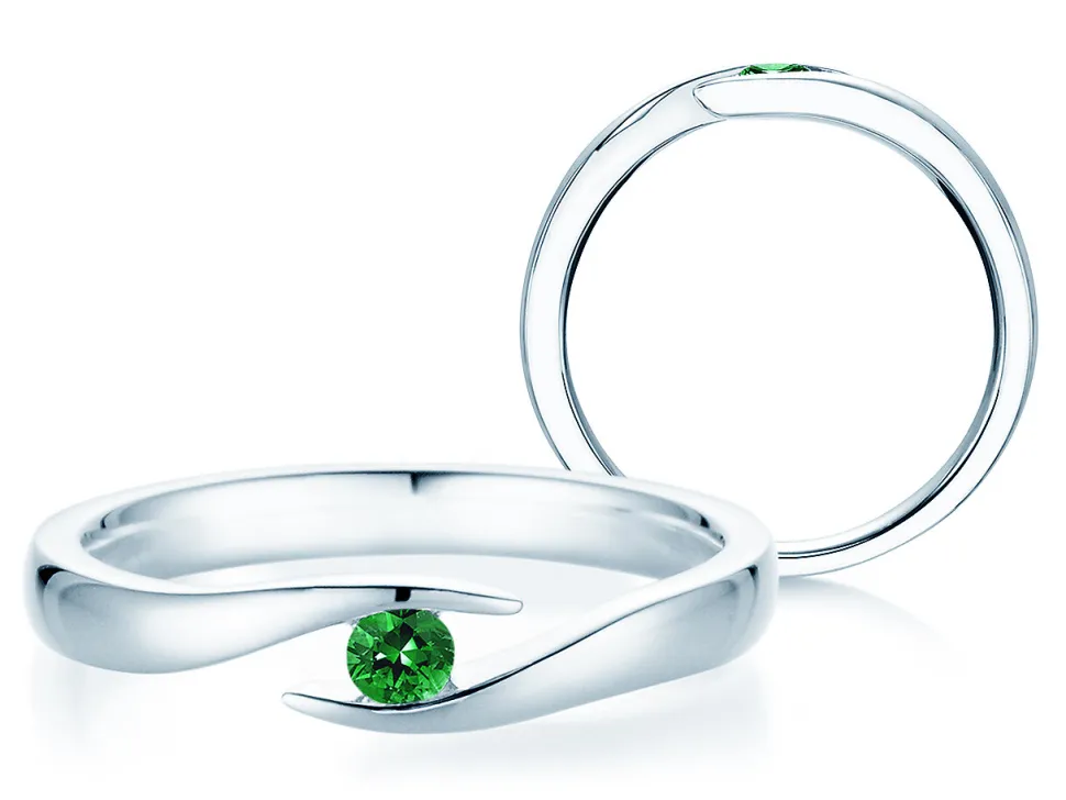 Farbsteinring Twist Colour