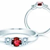 Farbsteinring Vivid Petite