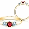 Farbsteinring Vivid Petite