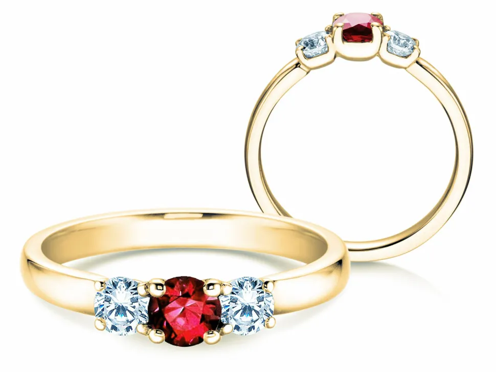 Farbsteinring Vivid Petite