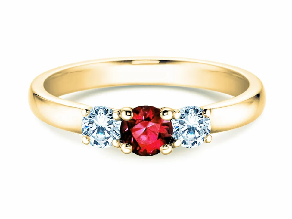 Farbsteinring Vivid Petite