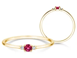 Geburtsstein-Ring Vivid Petite