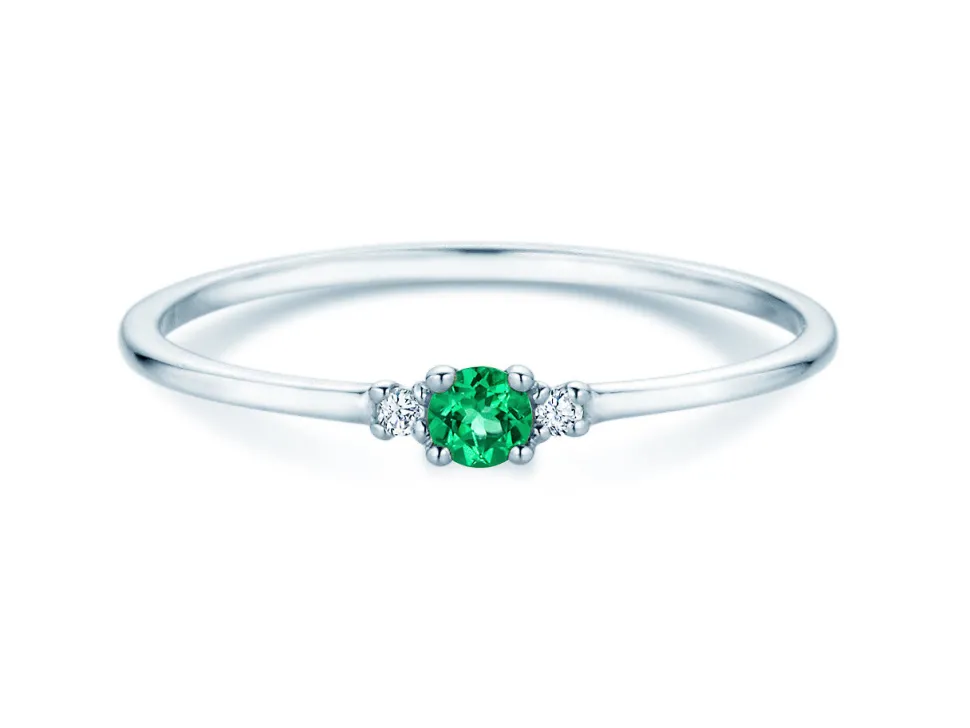 Geburtsstein-Ring Vivid Petite