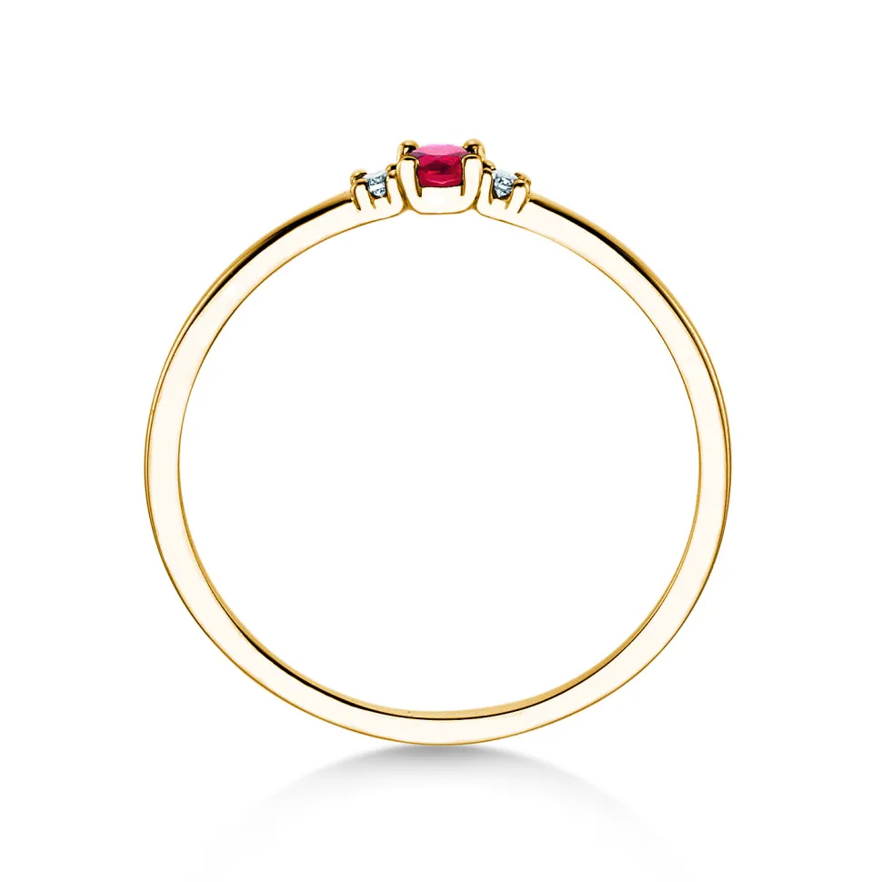 Geburtsstein-Ring Vivid Petite
