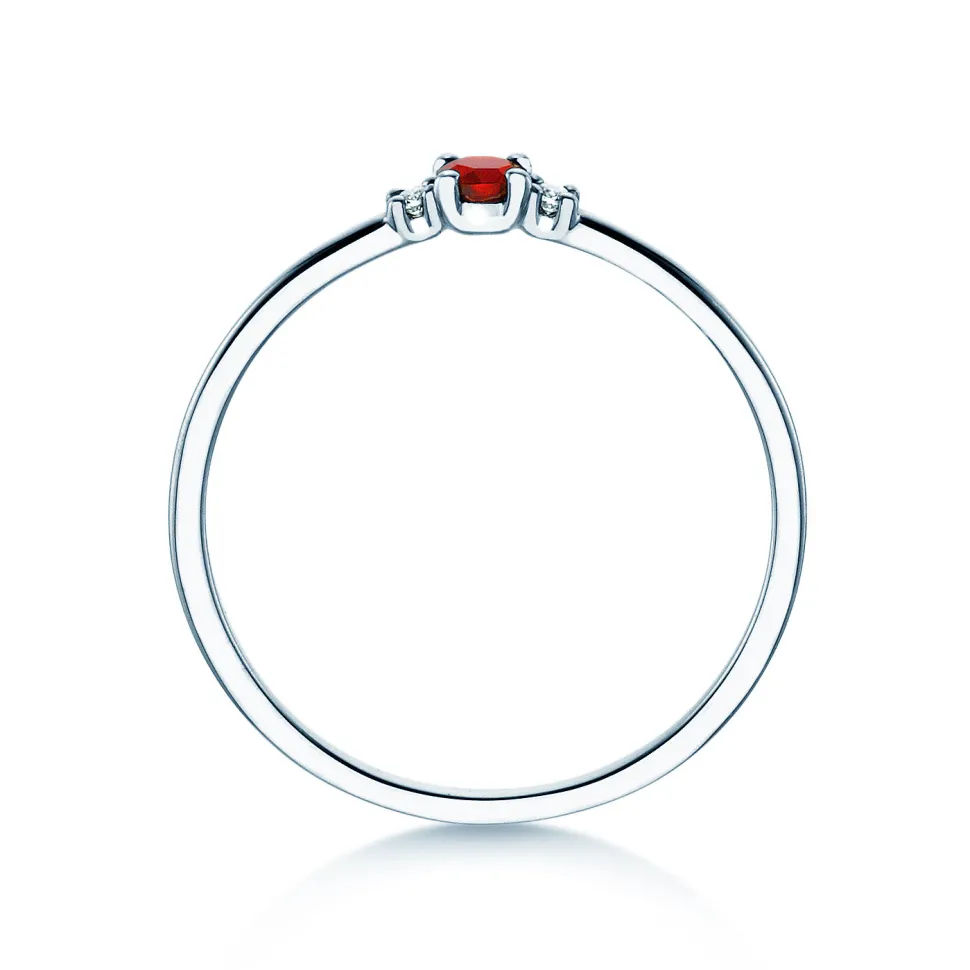 Geburtsstein-Ring Vivid Petite