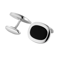 Handgefertigte Manschettenknöpfe Onyx