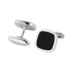 Handgefertigte Manschettenknöpfe Onyx