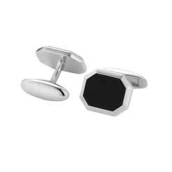 Handgefertigte Manschettenknöpfe Onyx