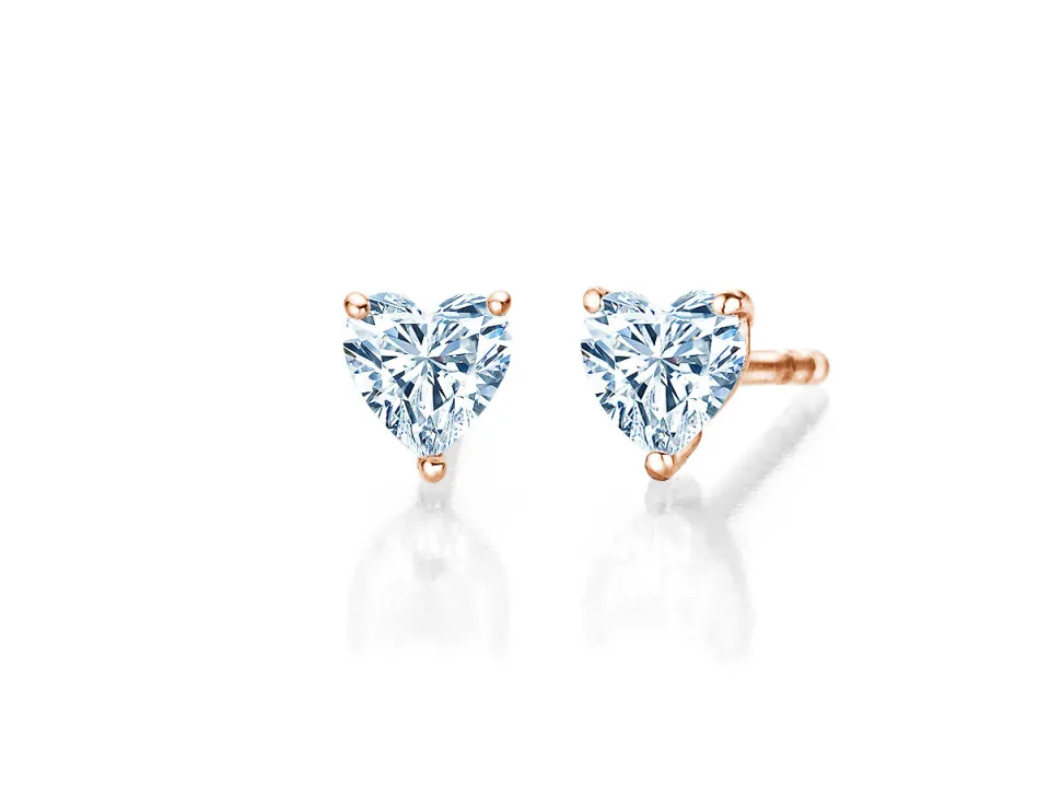 Ohrstecker Diamond Heart