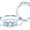 Ring 3 Stones mit drei Labordiamanten