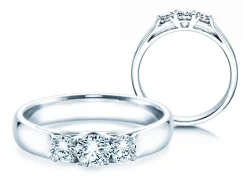Ring 3 Stones mit drei Labordiamanten