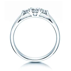 Ring 3 Stones mit drei Labordiamanten