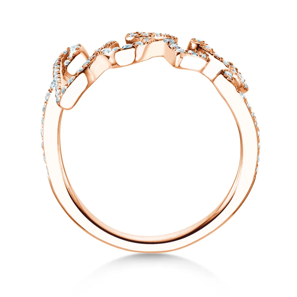 Ring Love Diamonds Pavé
