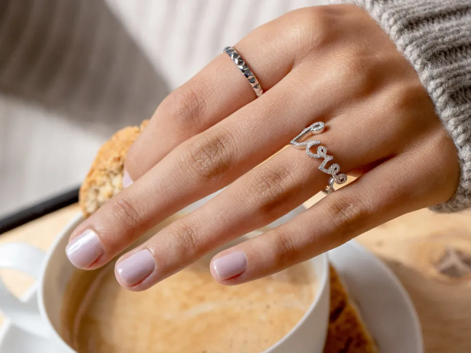 Ring Love Diamonds Pavé