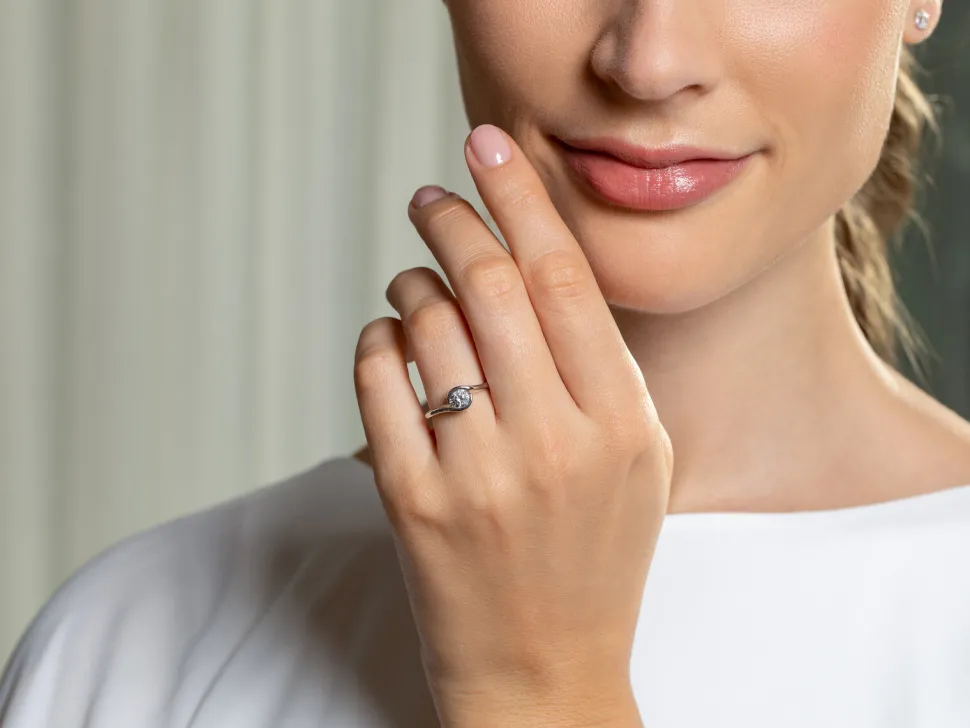 Ring Touch mit Labordiamant