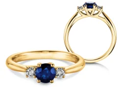 Saphir-Farbsteinring Shining Sapphire