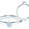 Solitärring Classic 6 mit Diamant