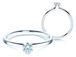 Solitärring Classic 6 mit Diamant