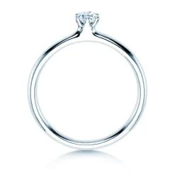 Solitärring Classic 6 mit Diamant