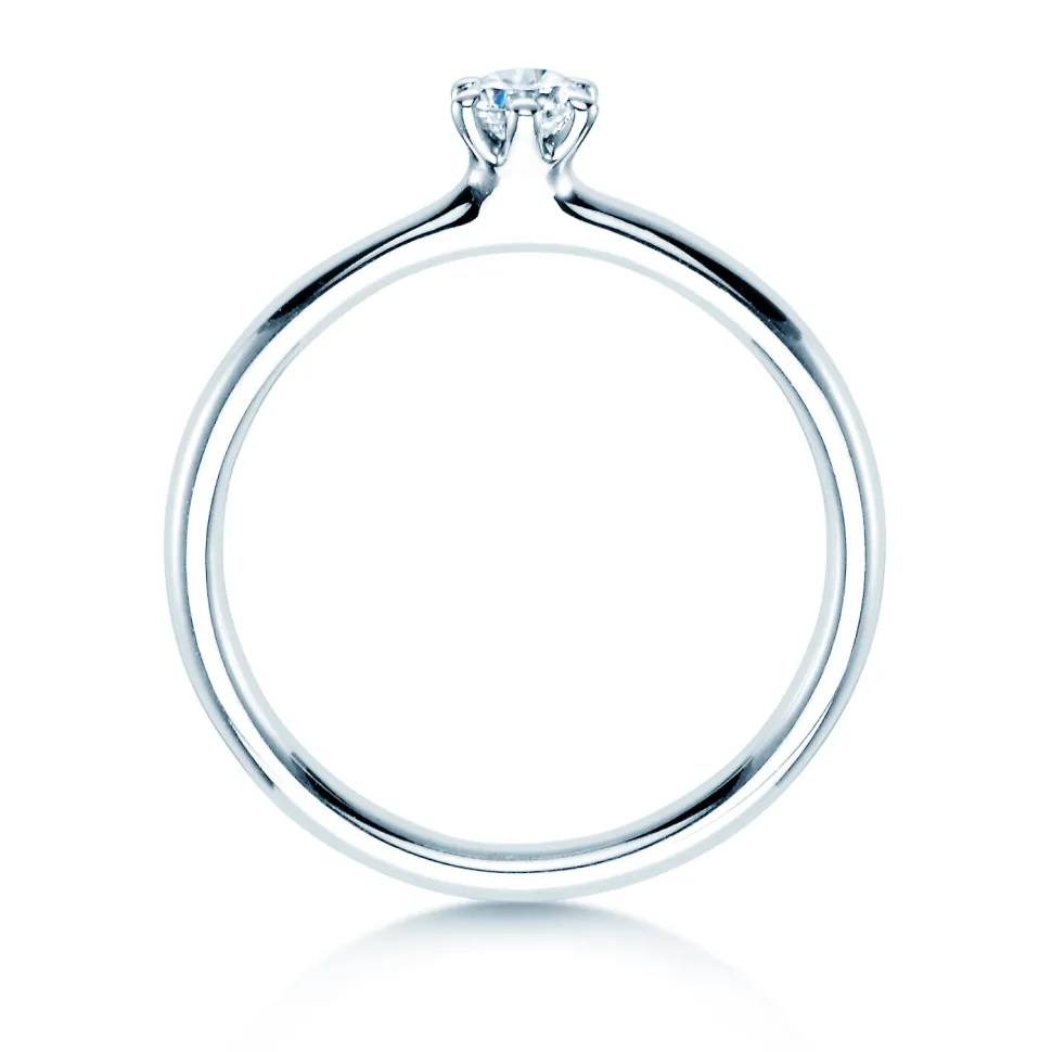 Solitärring Classic 6 mit Diamant