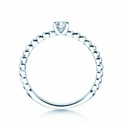 Solitärring Classic Beads