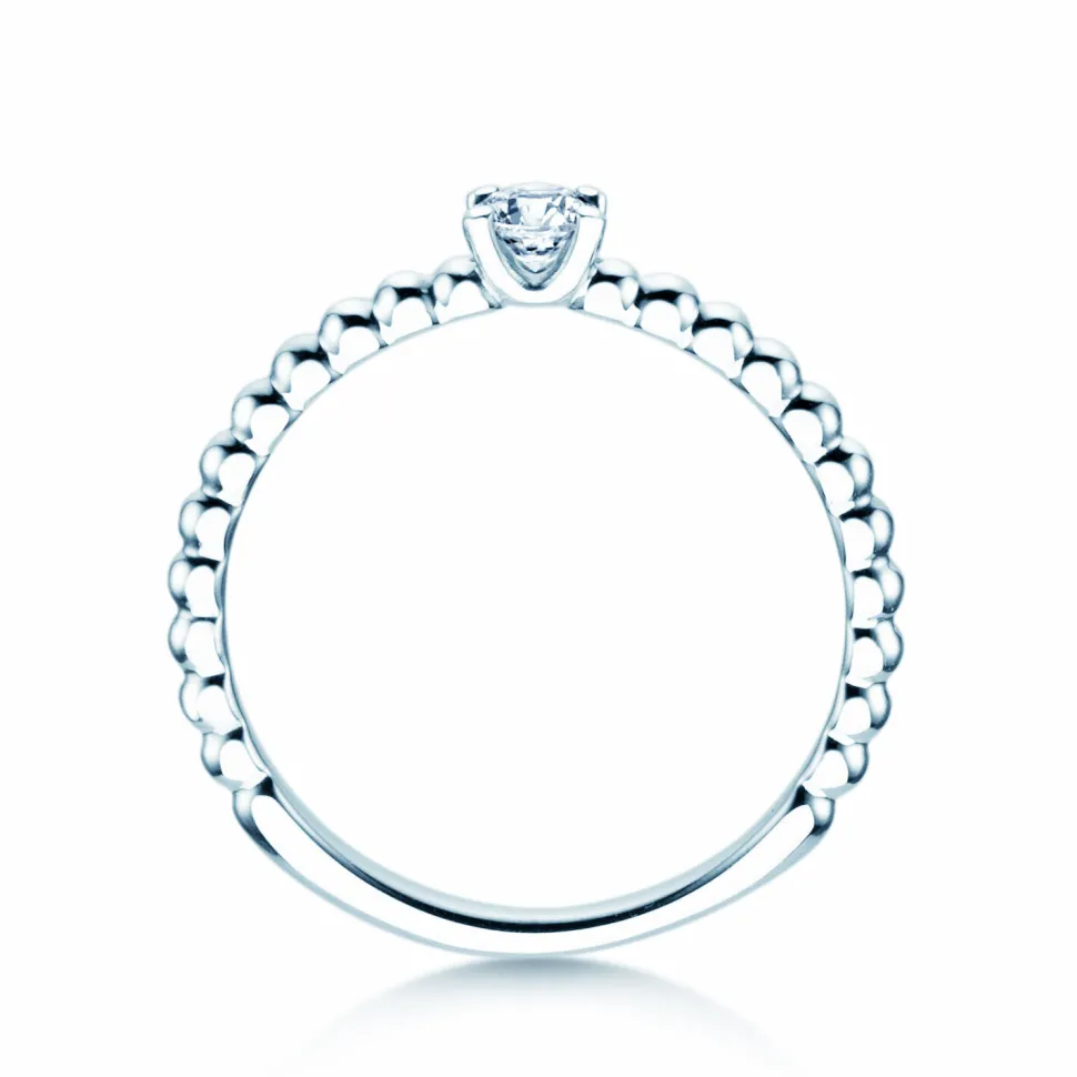 Solitärring Classic Beads
