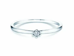 Solitärring Classic Petite mit Diamant