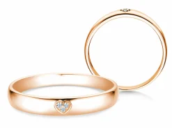 Solitärring Heart Petite