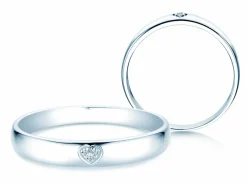 Solitärring Heart Petite
