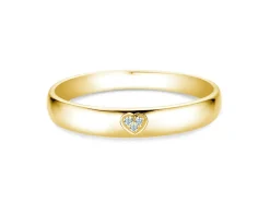 Solitärring Heart Petite