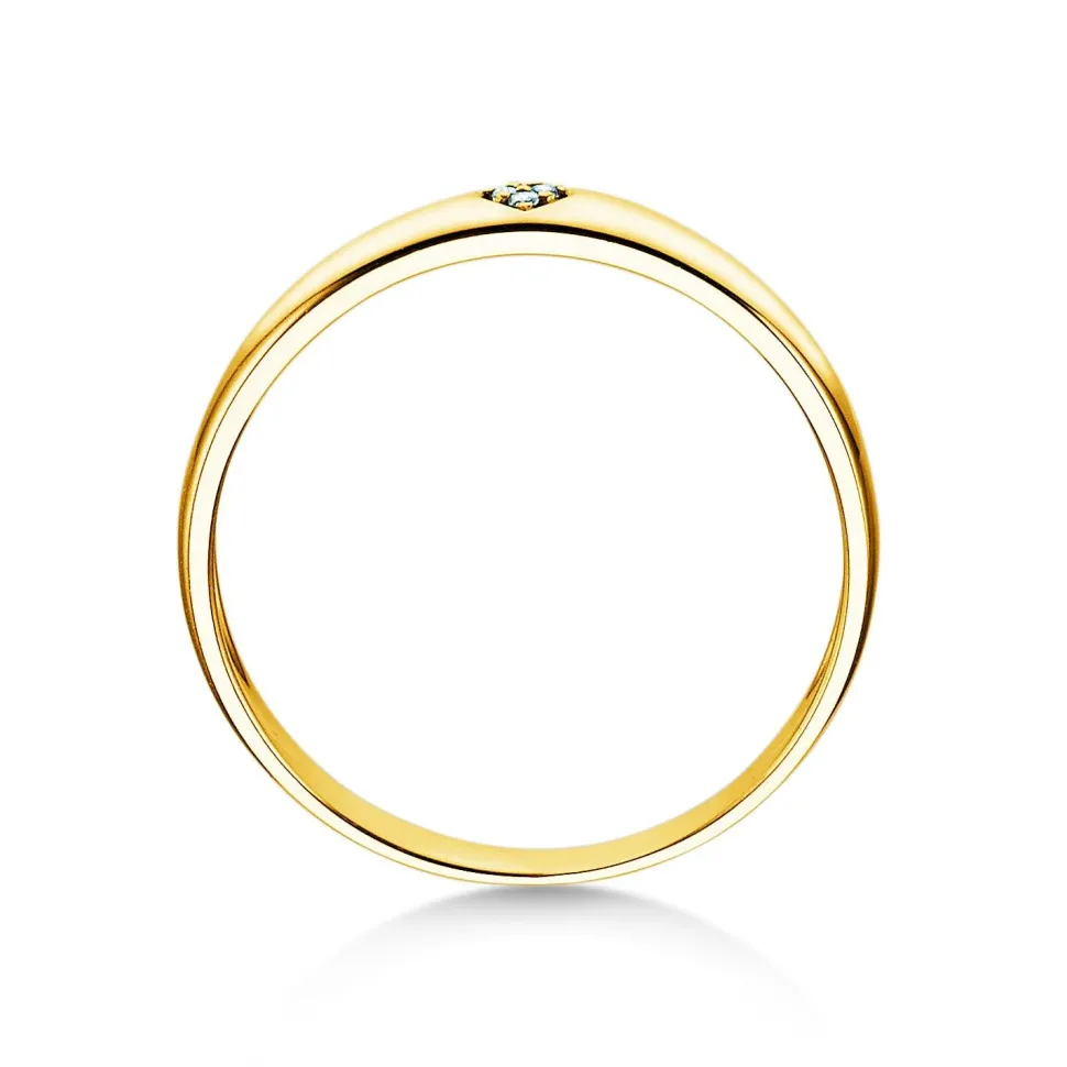 Solitärring Heart Petite