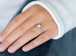 Solitärring Heaven 6 mit Krappenfassung und Labordiamant