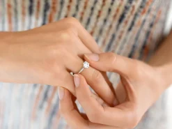 Solitärring Heaven 6 mit Krappenfassung und Labordiamant