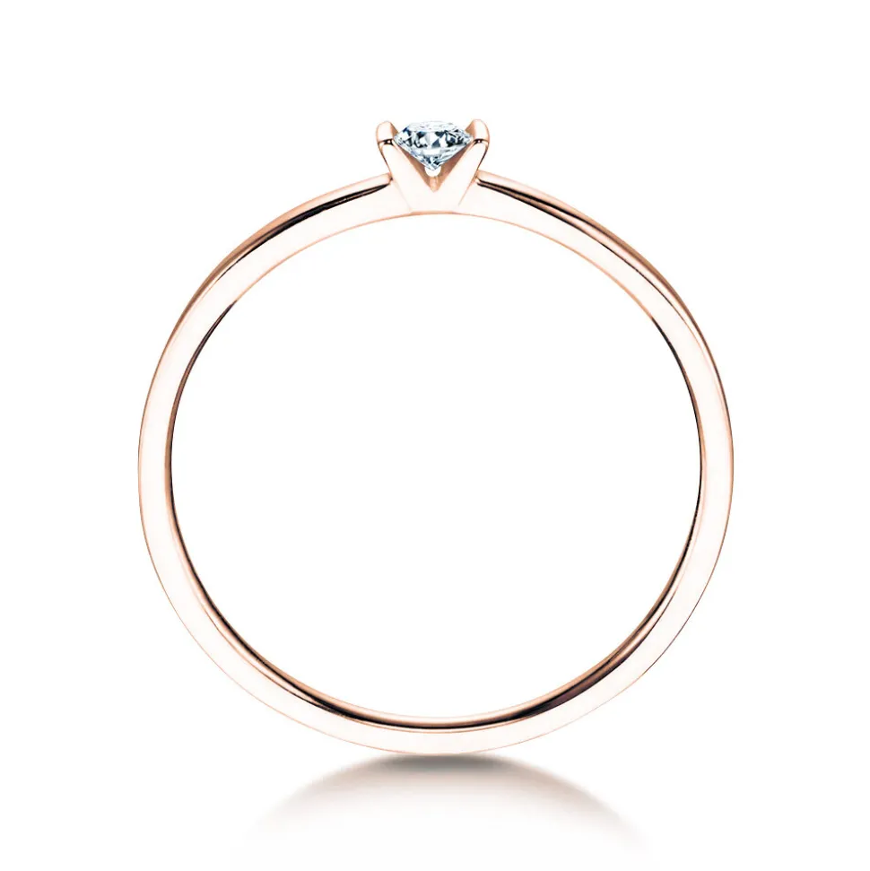 Solitärring Love