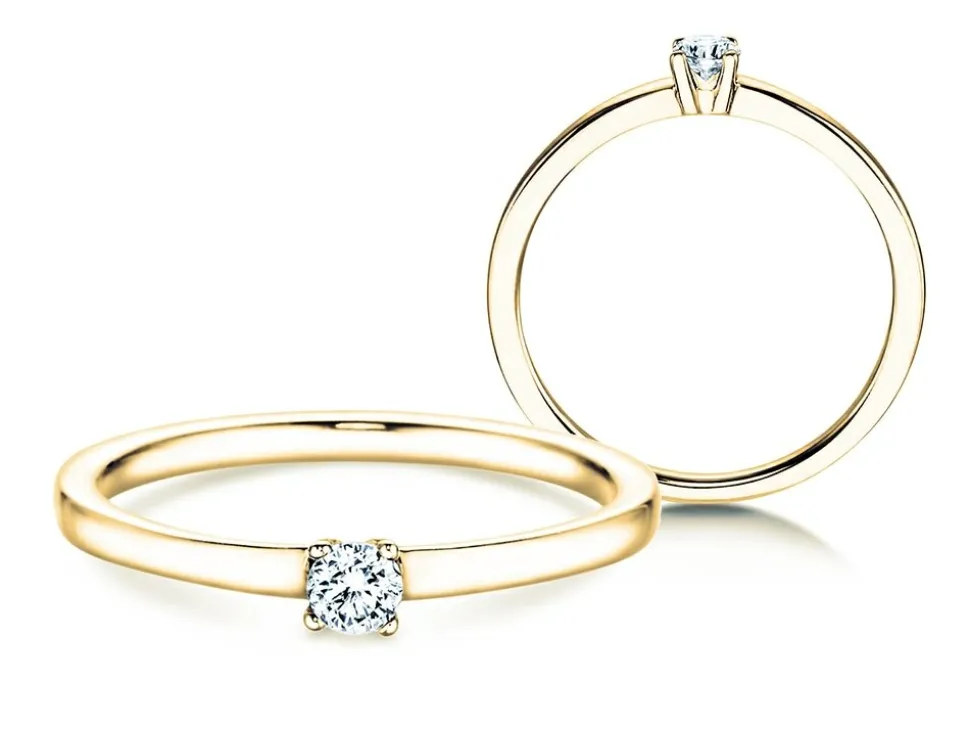 Solitärring Modern Petite