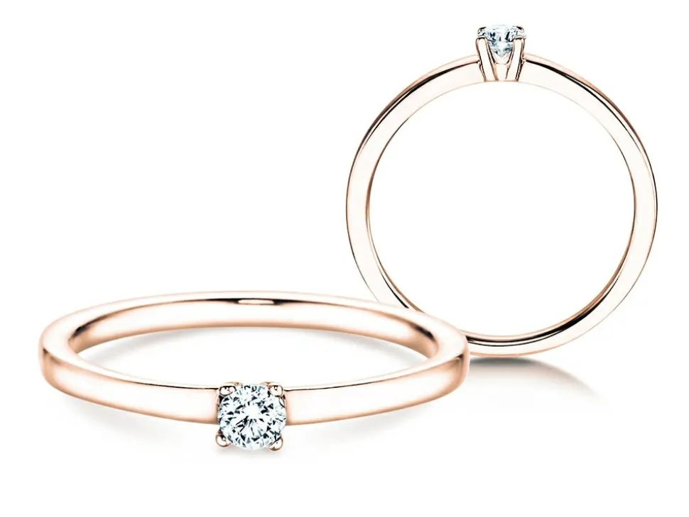 Solitärring Modern Petite
