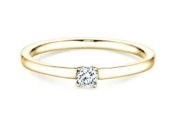 Solitärring Modern Petite