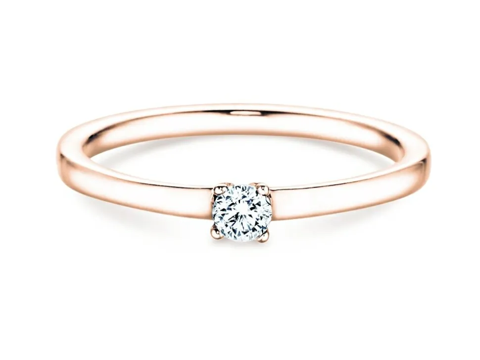 Solitärring Modern Petite