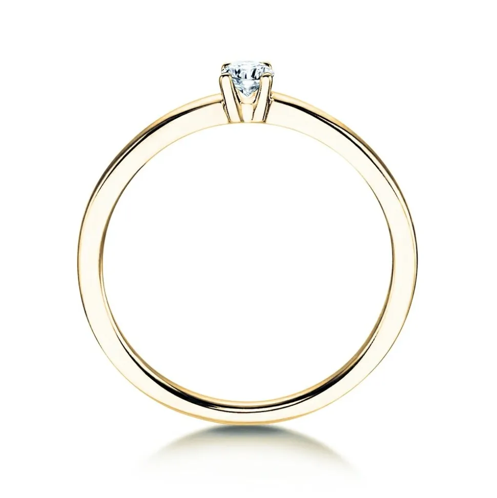 Solitärring Modern Petite