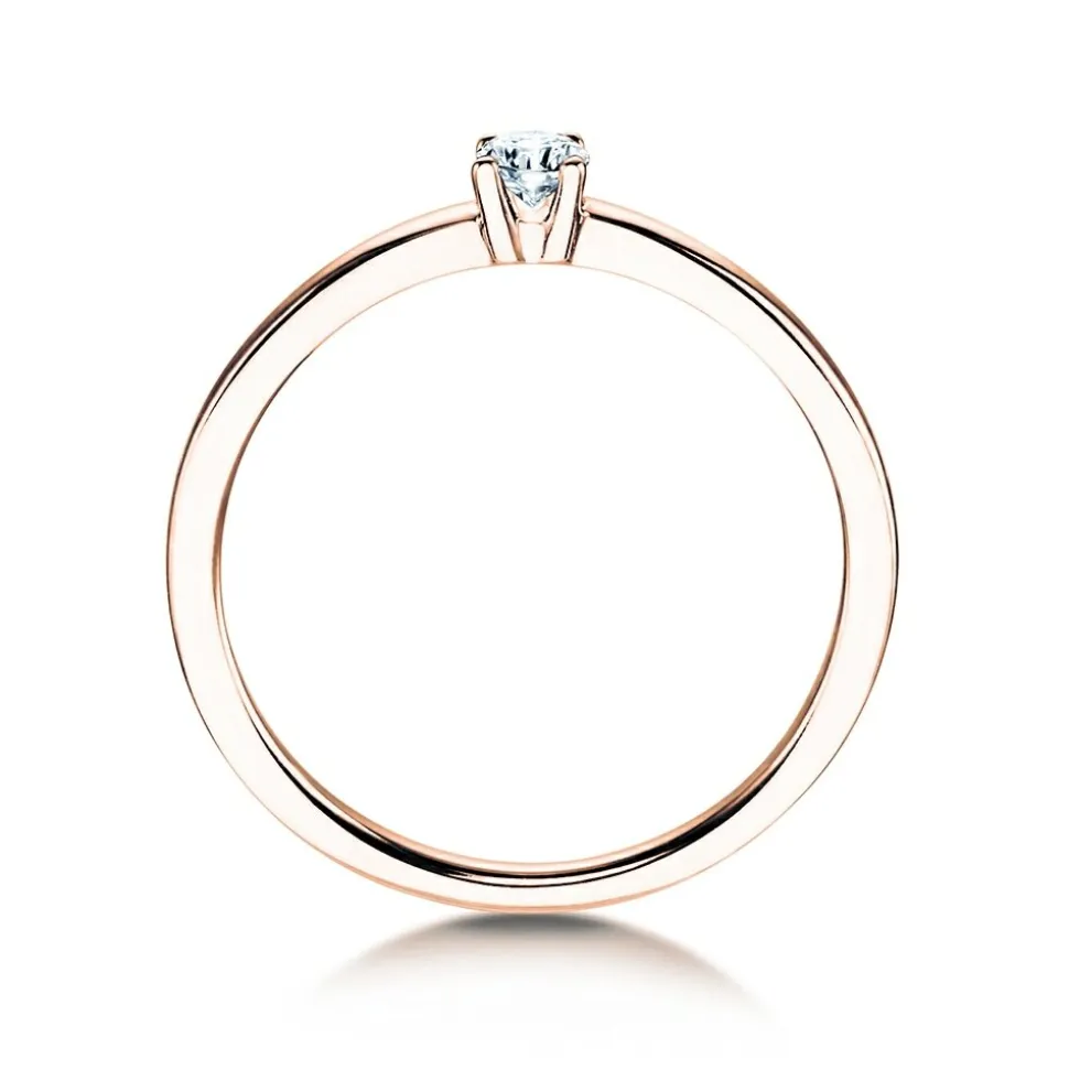 Solitärring Modern Petite