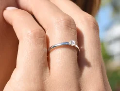 Solitärring Modern Petite