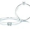 Solitärring Modern Petite mit Diamant
