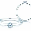 Solitärring Pure mit Diamant