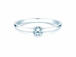 Solitärring Pure mit Diamant