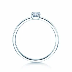 Solitärring Pure mit Diamant