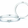 Spannring Infinity mit Diamant