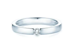Spannring Infinity mit Diamant