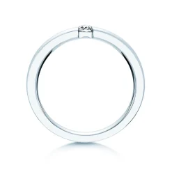 Spannring Infinity mit Diamant